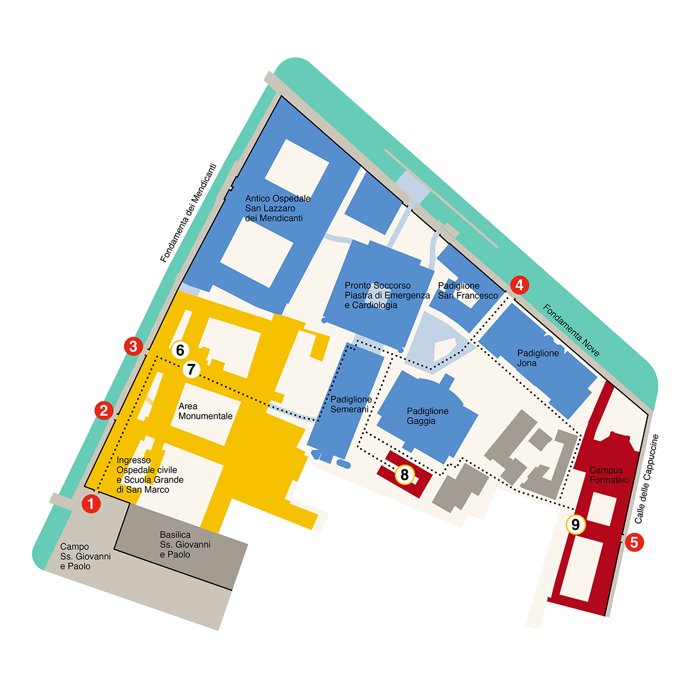 Campus Formativo map